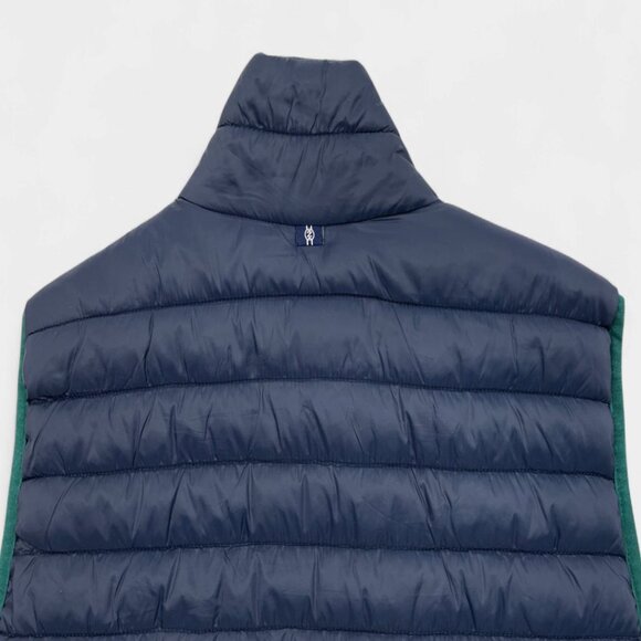 Izod Men's Puffer Vest Jacket Blue Insulated Wind Resistant Pockets Size XL NEW - Picture 9 of 10